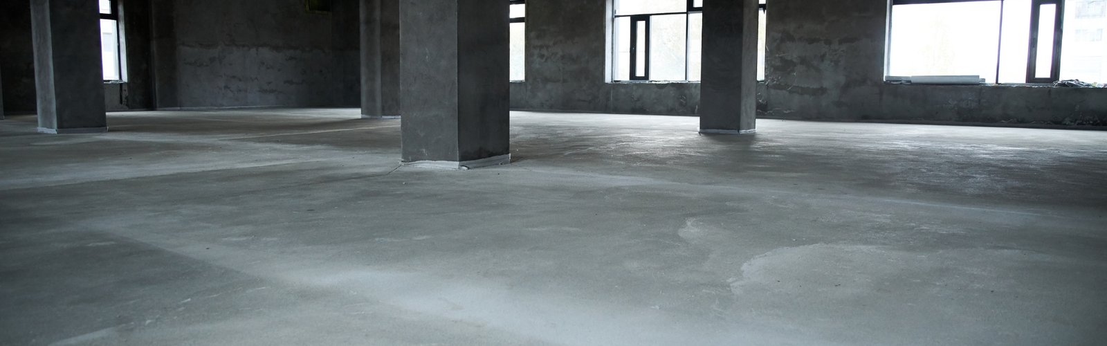 Levelled concrete floor completed by Superfloor Australia in a commercial interior