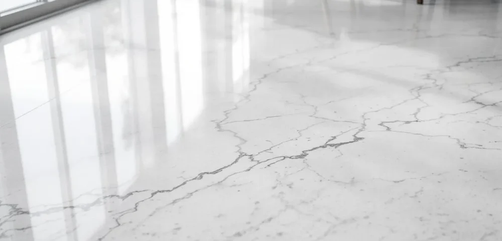 Elegance of White Polished Concrete Floors
