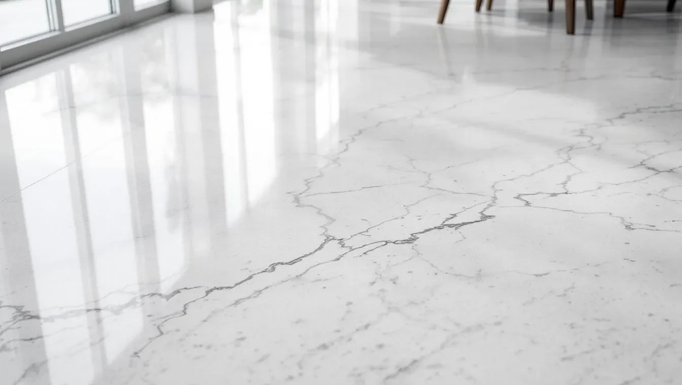Elegance of White Polished Concrete Floors
