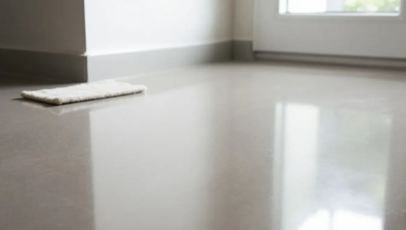 How to Clean Polished Concrete Floors at Home