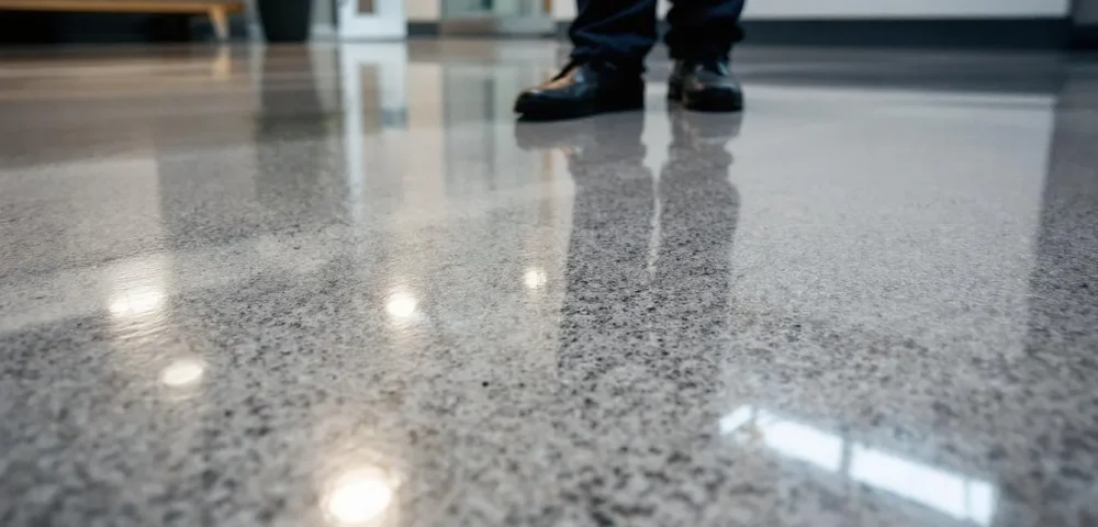 How to Get Shiny Concrete Floors