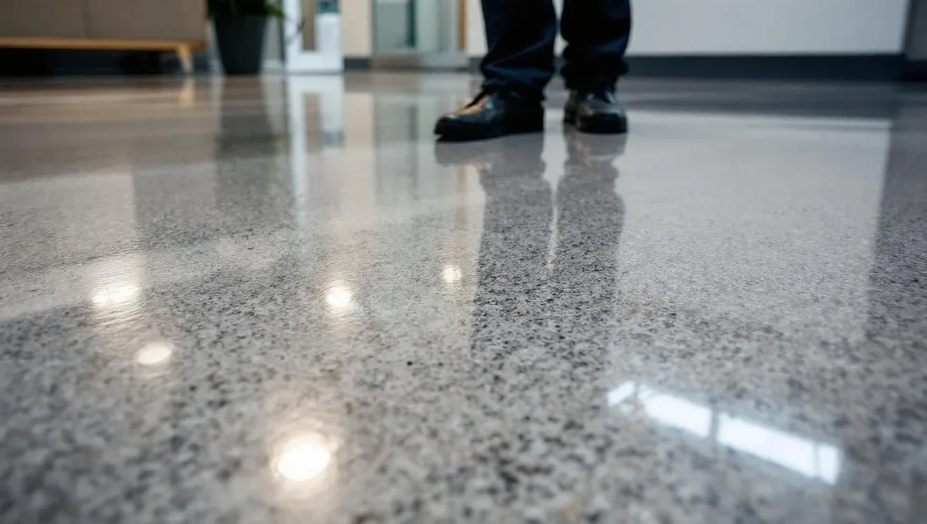 How to Get Shiny Concrete Floors