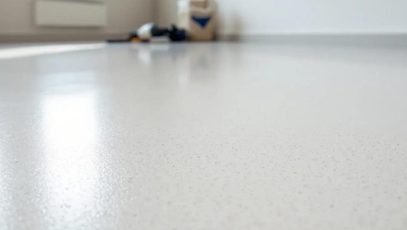 How to Install Polished White Concrete Flooring