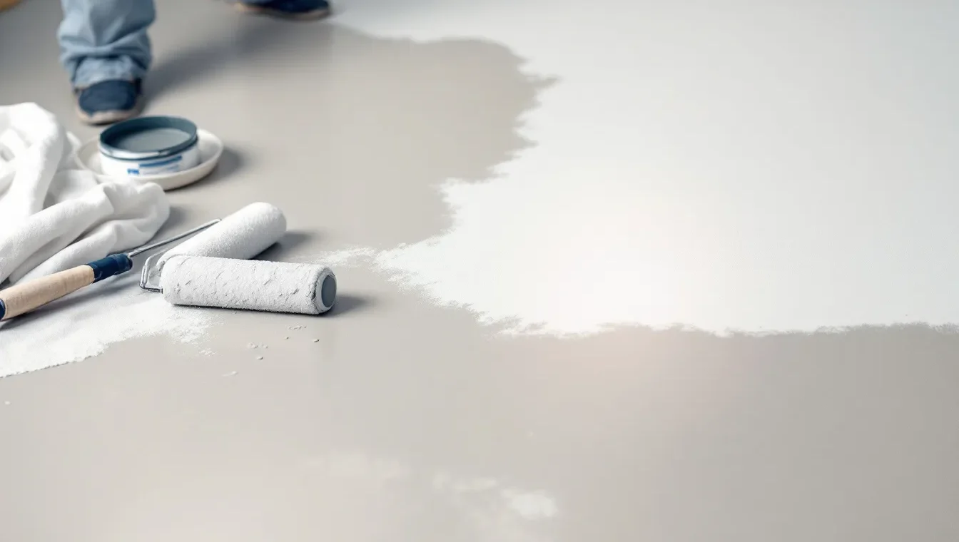 How to Paint Concrete Floors Inside Your House