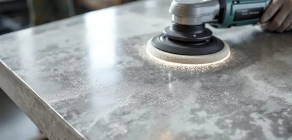 How to Polish a Concrete Table Top for a Stunning Finish