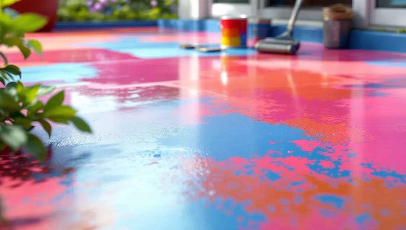 Revive Your Outdoor Space with Painted Concrete Floors