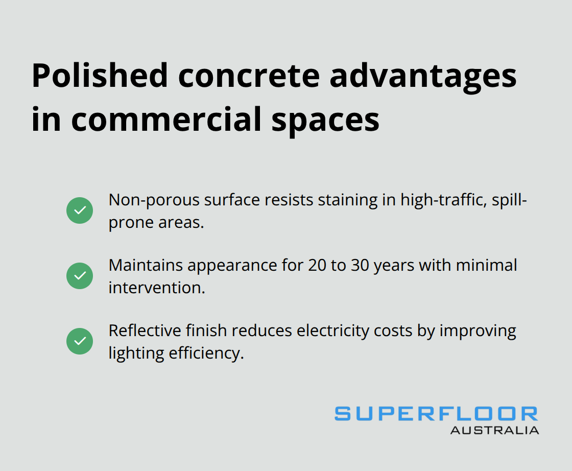 Key performance benefits of polished concrete under heavy commercial use - concrete flooring brisbane ideas