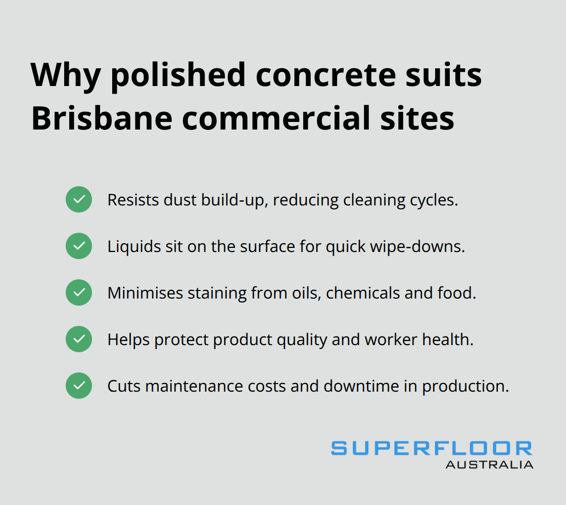 Key operational advantages of polished and honed concrete for businesses