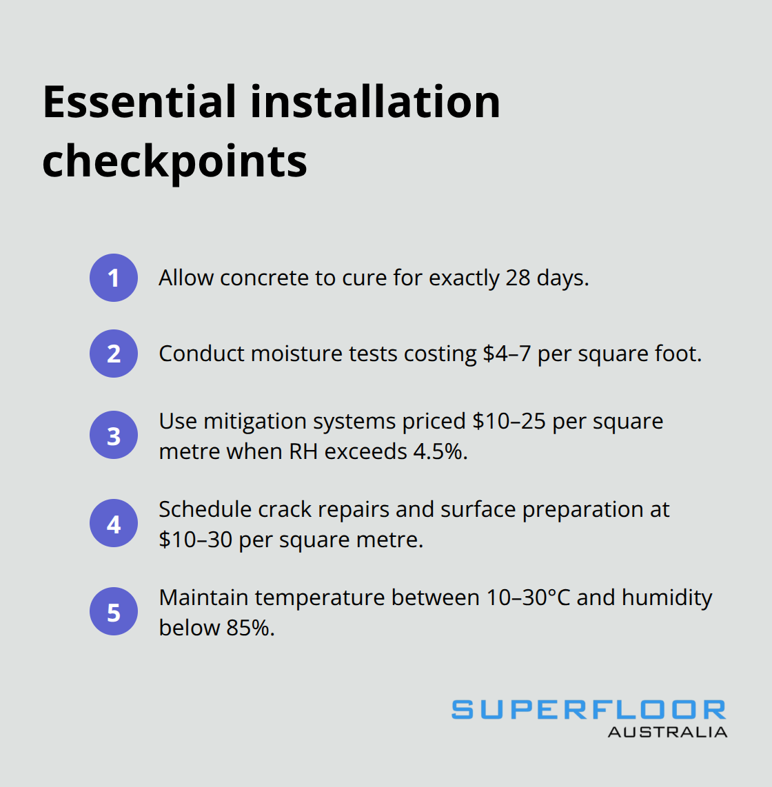 Key installation steps and costs for decorative concrete in Australia - decorative cement floors