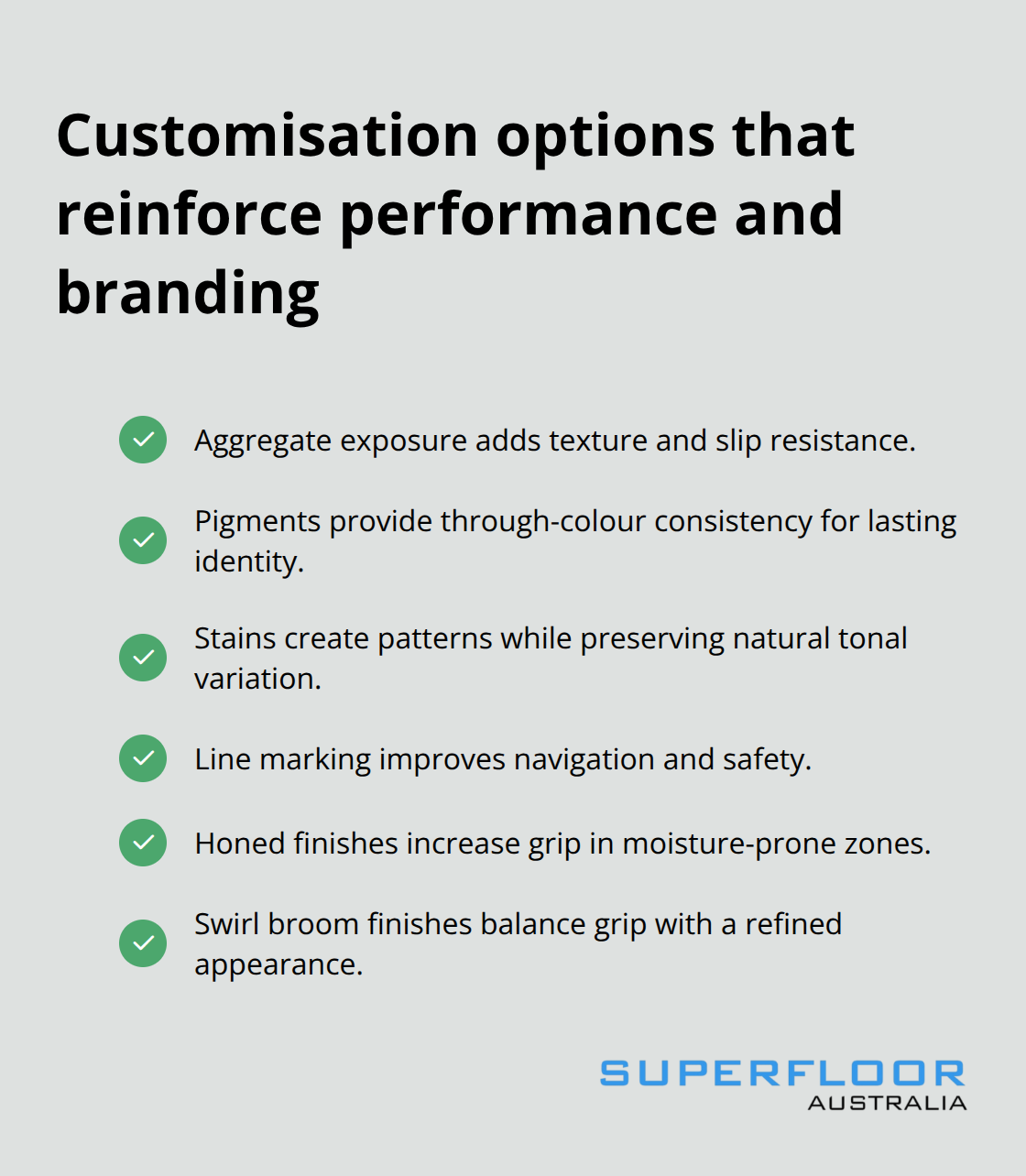 Practical finish choices for industrial polished concrete in Brisbane
