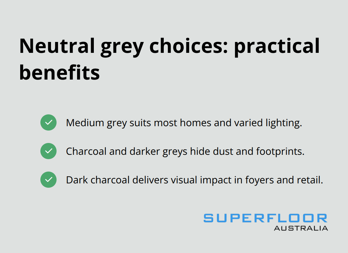 Key advantages of neutral grey polished concrete in Australian spaces